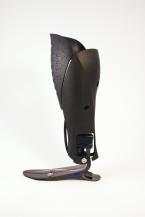 Bespoke Prosthetic Fairing - Hex Pattern in Black Polymer 