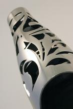 Bespoke Prosthetic Fairing - 3D Printed with Leather and Metal